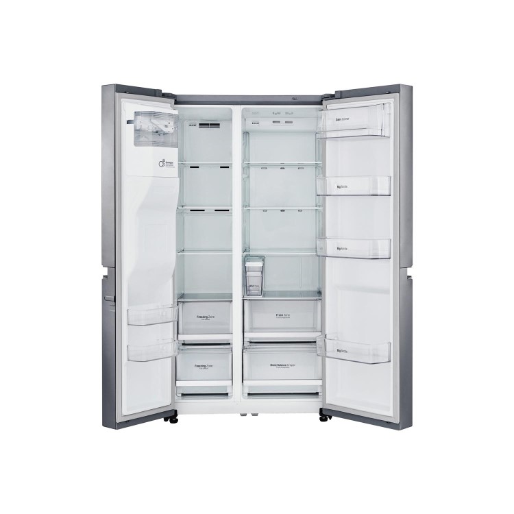 Refurbished LG GSL761PZXV Freestanding 625 Litre 70/30 Frost Free American Fridge Freezer