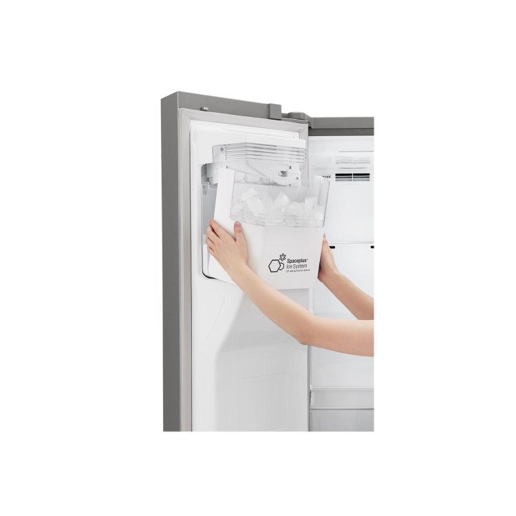 Refurbished LG GSL761PZXV Freestanding 625 Litre 70/30 Frost Free American Fridge Freezer