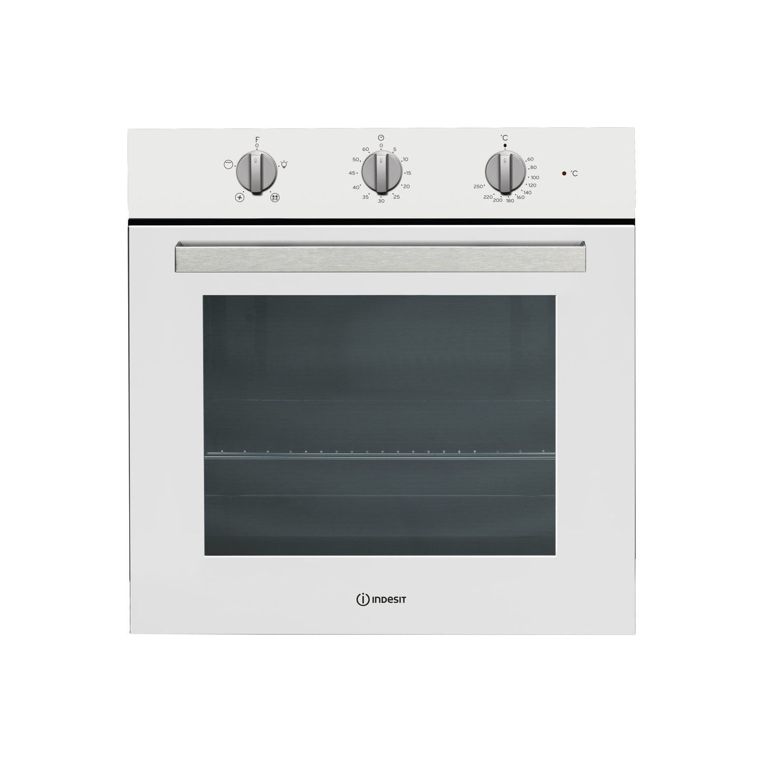 white single electric fan oven