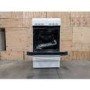 Refurbished Indesit IS5V4KHW 50cm Electric Cooker with Ceramic Hob White