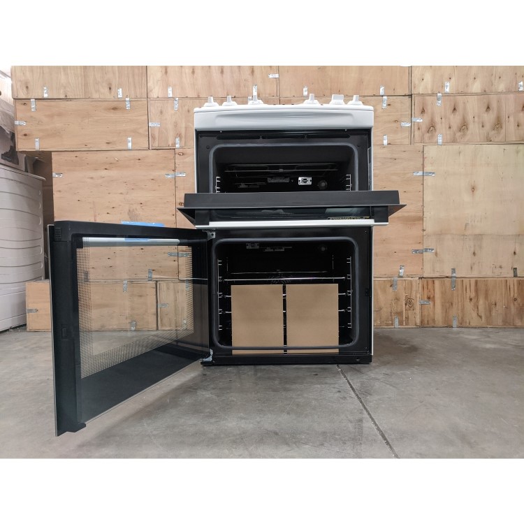 Refurbished Zanussi 60cm Double Oven Induction Electric Cooker White