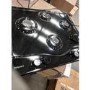 Refurbished Hotpoint PCN642HBK 59cm 4 Burner Gas Hob Black
