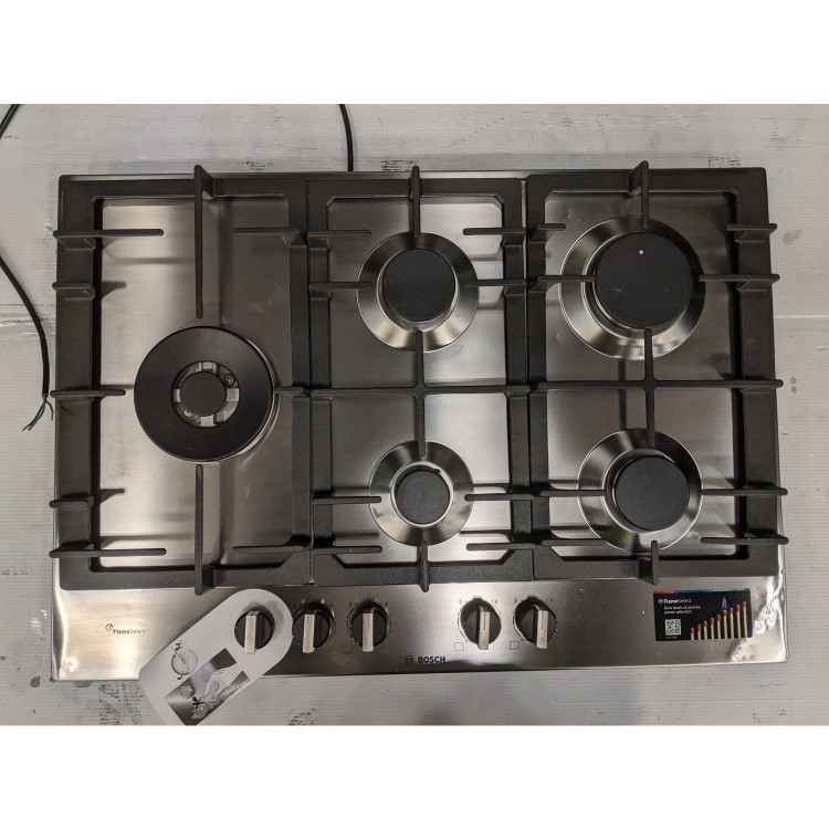 Refurbished Bosch PCS7A5B90 Series 6 75cm 5 Burner Gas Hob Stainless Steel