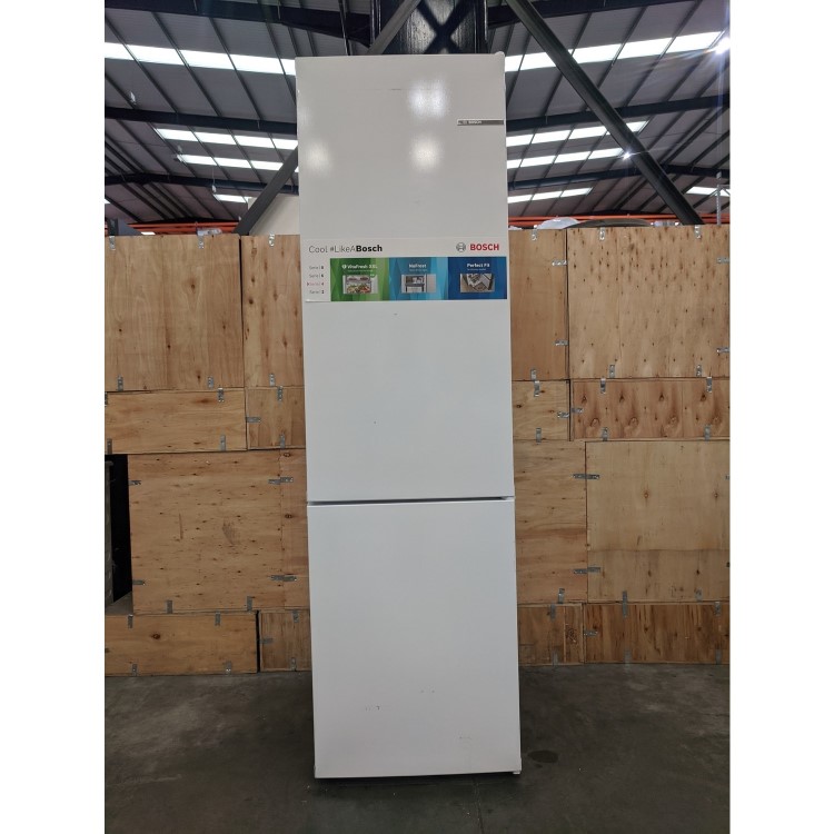 Refurbished Bosch Series 4 KGN392WDFG Freestanding 363 Litre Frost Free Fridge Freezer White