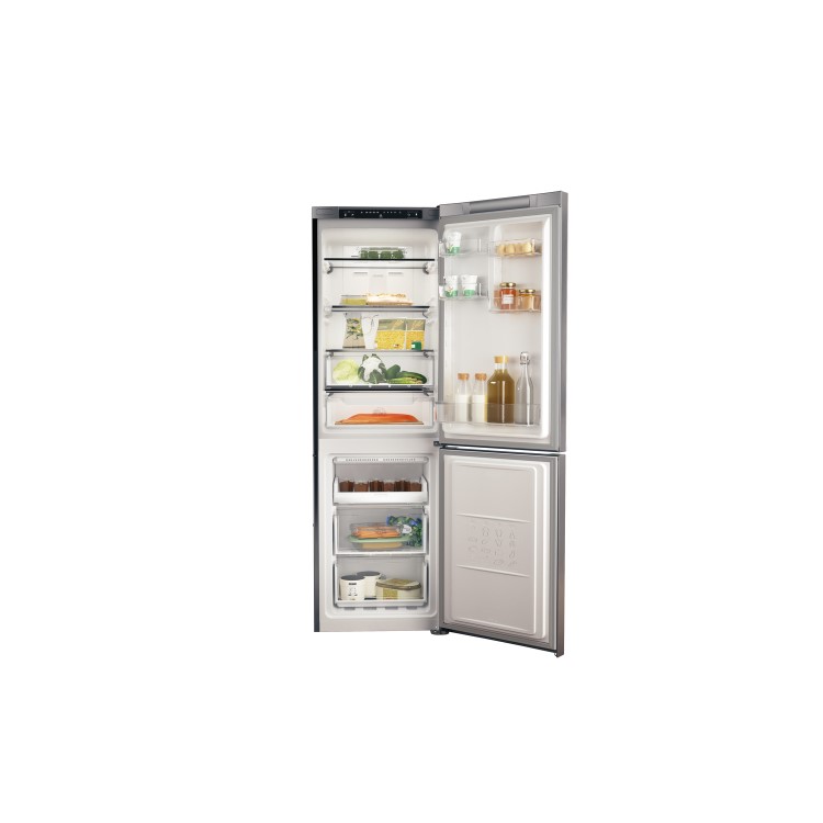 Hotpoint 338 Litre 70/30 Freestanding Fridge Freezer - Stainless steel look