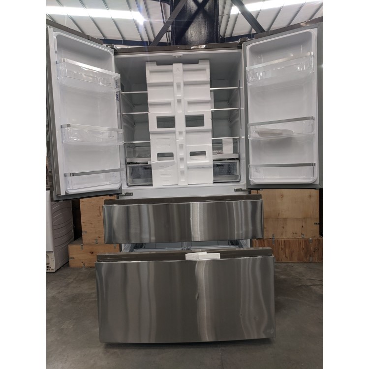 Refurbished Haier HB26FSSAAA Series 7 Freestanding 750 Litre 70/30 Frost Free Fridge Freezerr Stainless Steel