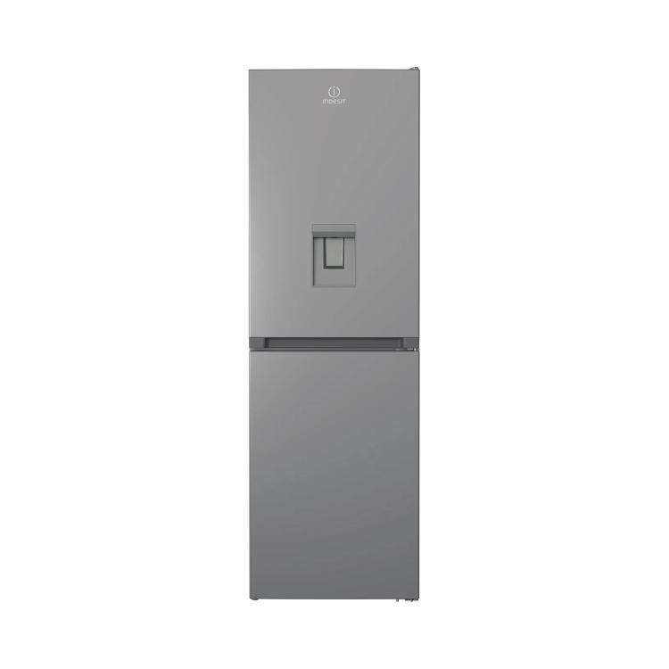 Indesit 322 Litre 50/50 Freestanding Fridge Freezer- Silver 