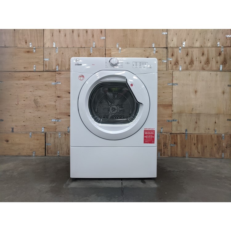 Refurbished Hoover HLEV9LG-80 Freestanding Vented 9KG Tumble Dryer White
