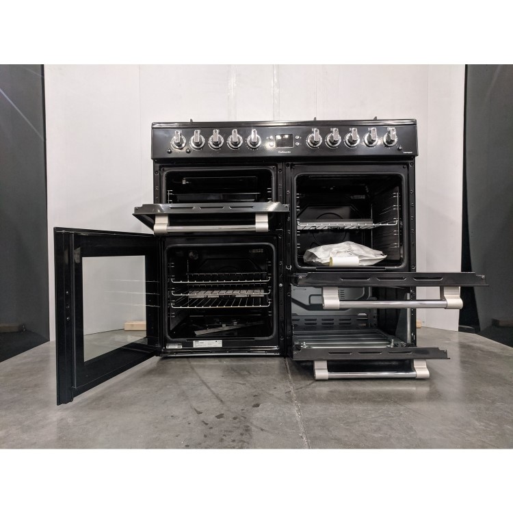 Refurbished Leisure Cookmaster CK100G232K 100cm 7 Burner Gas Range Cooker