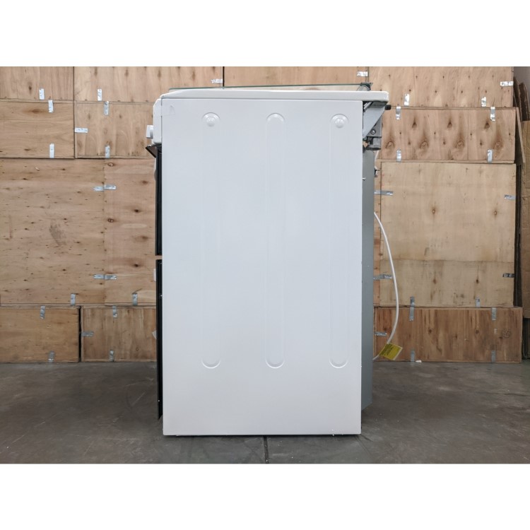 Refurbished Indesit ID5G00KMWL 50cm Double Cavity Gas Cooker with Lid White