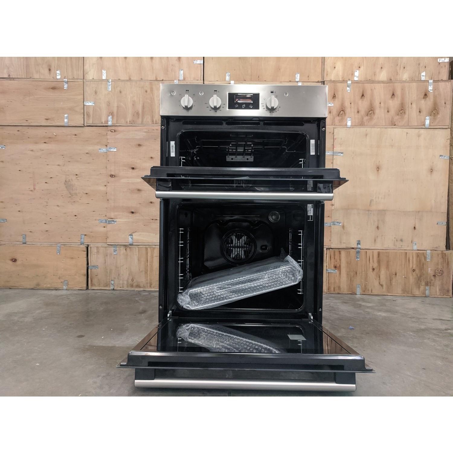 Refurbished Hotpoint Newstyle DD2540IX 60cm Double Built In Electric