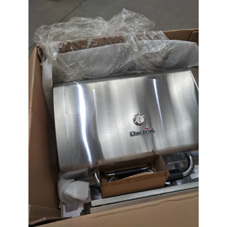 Refurbished Char-Broil Advantage Series 445S - 4 Burner Gas BBQ Grill with Side Burner - Stainless Steel
