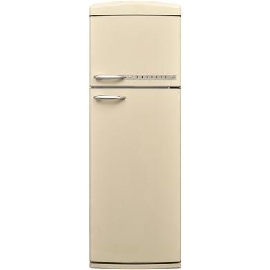 cream tall fridge