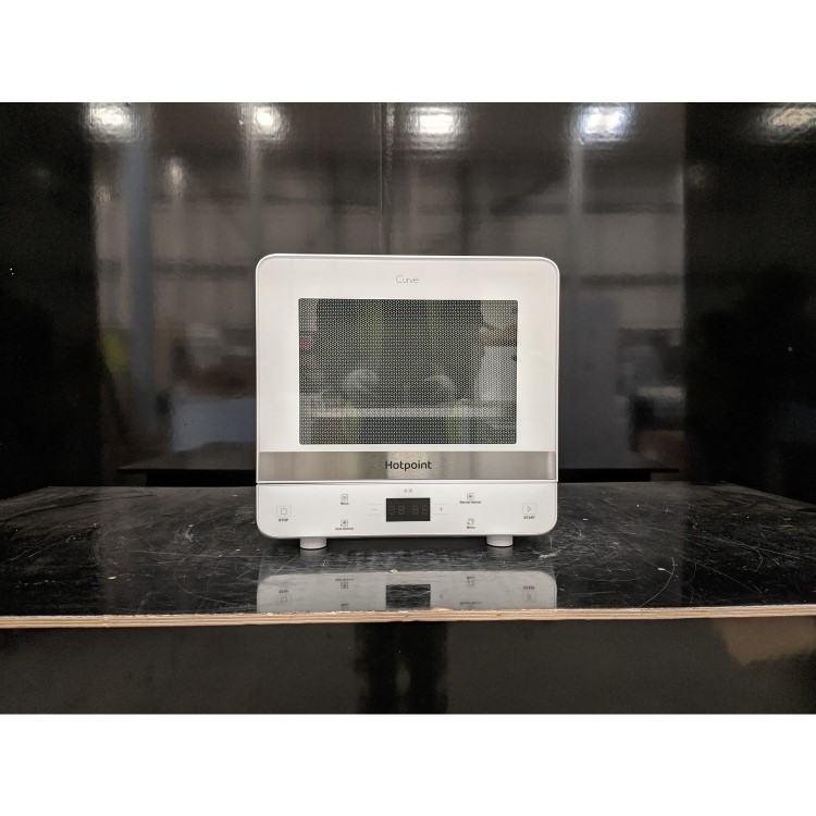 Refurbished Hotpoint Xtraspace Curve MWHC1331FW 13L 700W Digital Solo Microwave White