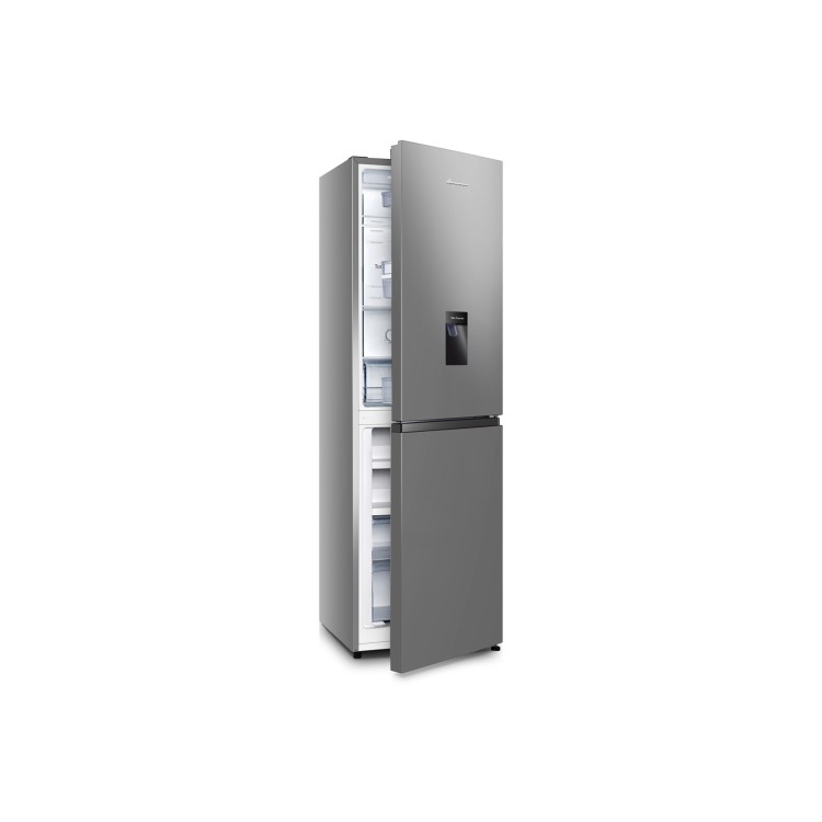 Fridgemaster 251 Litre 50/50 Freestanding Fridge Freezer - Silver