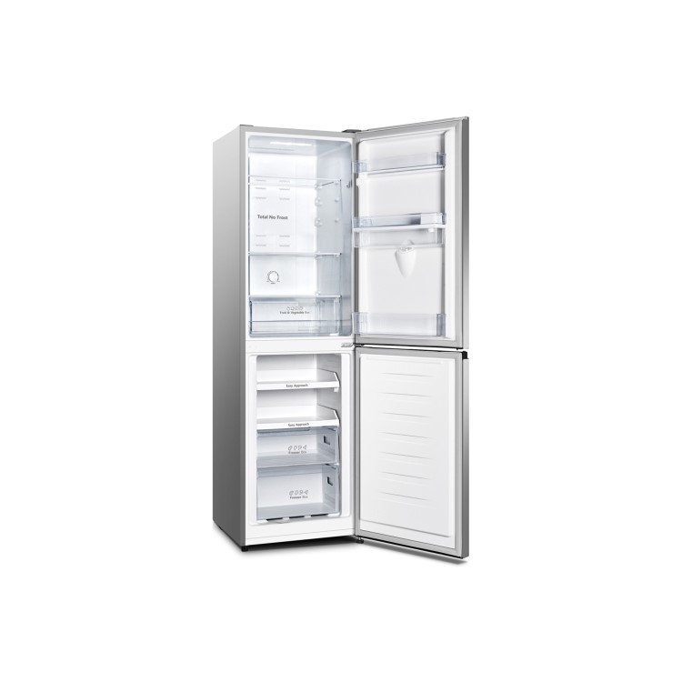 Fridgemaster 251 Litre 50/50 Freestanding Fridge Freezer - Silver