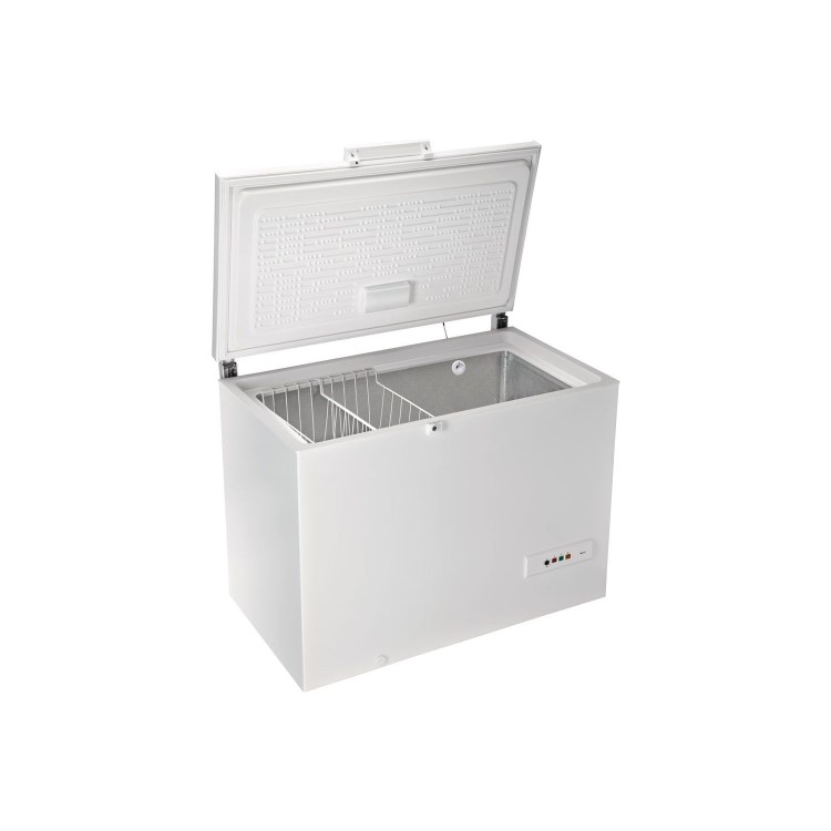 HOTPOINT CS1A300HFA 311 Litre Chest Freezer 70cm Deep Low Frost 118cm Wide - White