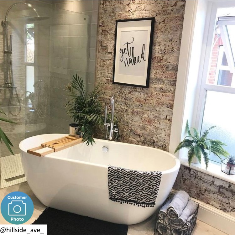 Freestanding Double Ended Bath 1650 x 750mm - Lisbon