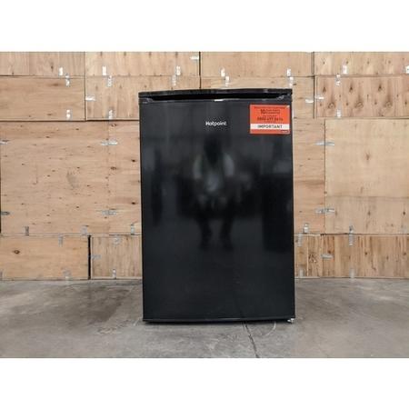 Refurbished Hotpoint H55RM1110K1 Freestanding 134 Litre Undercounter Larder Fridge Black
