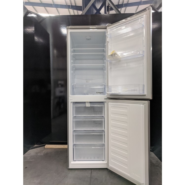 Refurbished Beko CFG3582S Freestanding 263 Litre 50/50 Frost Free Fridge Freezer Silver