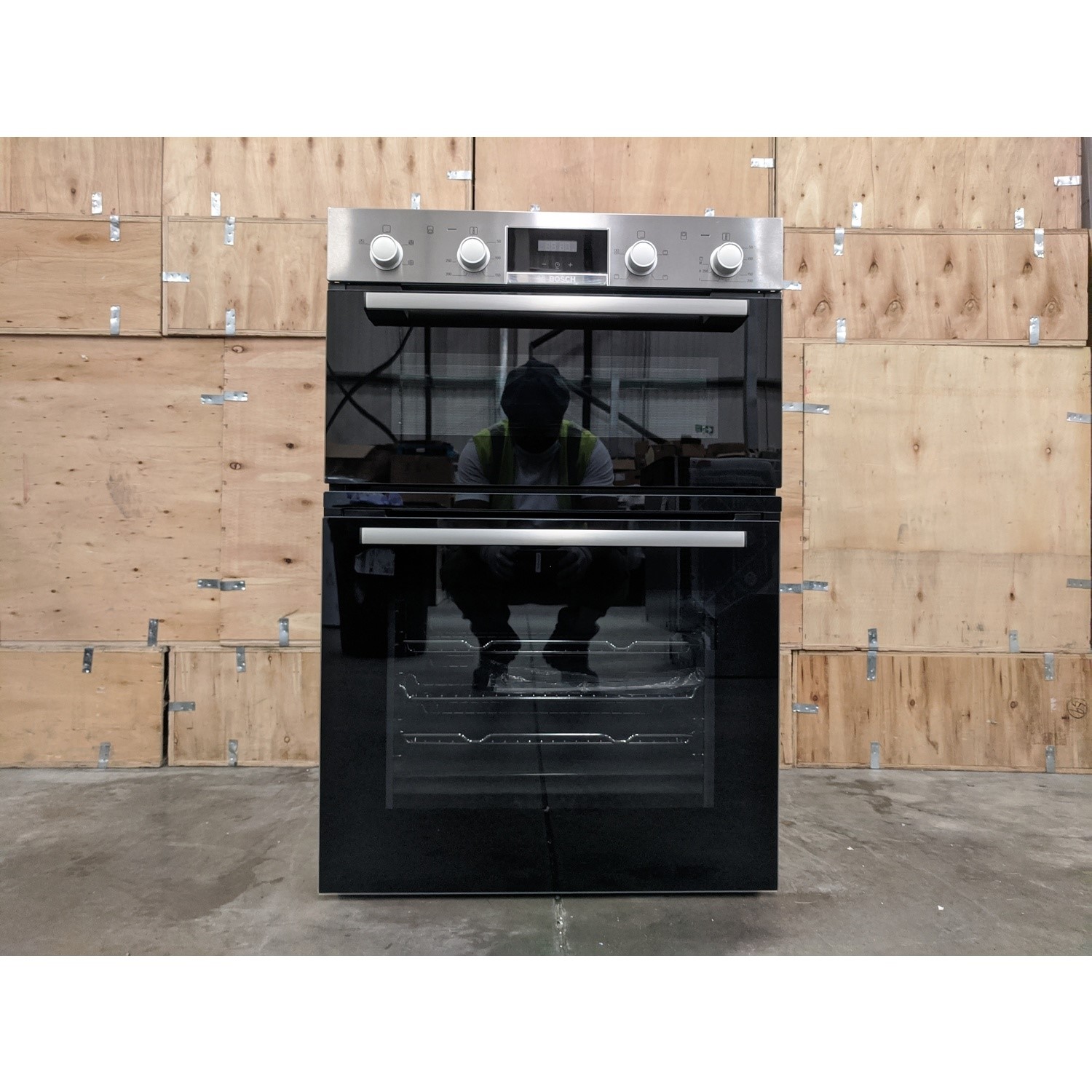 Refurbished Bosch Serie 2 MHA133BR0B 60cm Double Built In Electric Oven