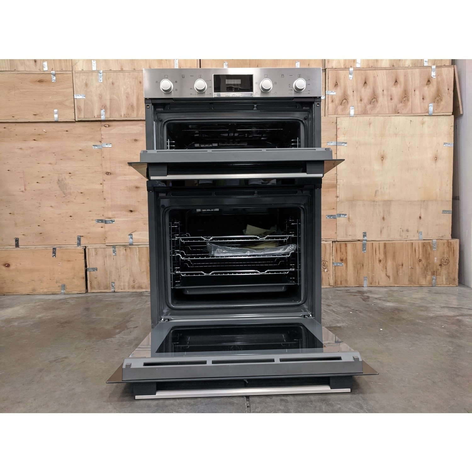 Refurbished Bosch Serie 2 MHA133BR0B 60cm Double Built In Electric Oven