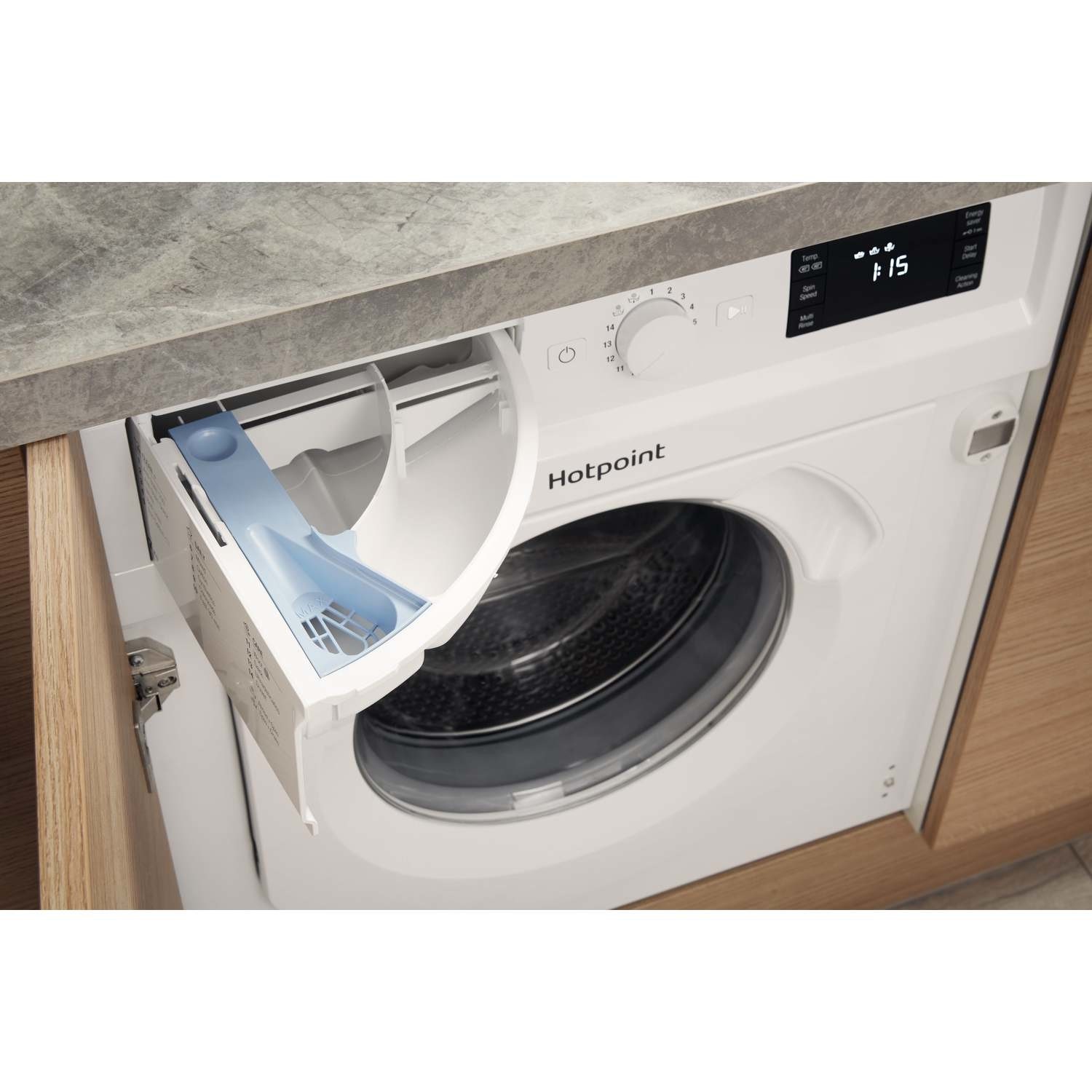 Hotpoint 7kg 1400rpm Integrated Washing Machine BIWMHG71483UKN