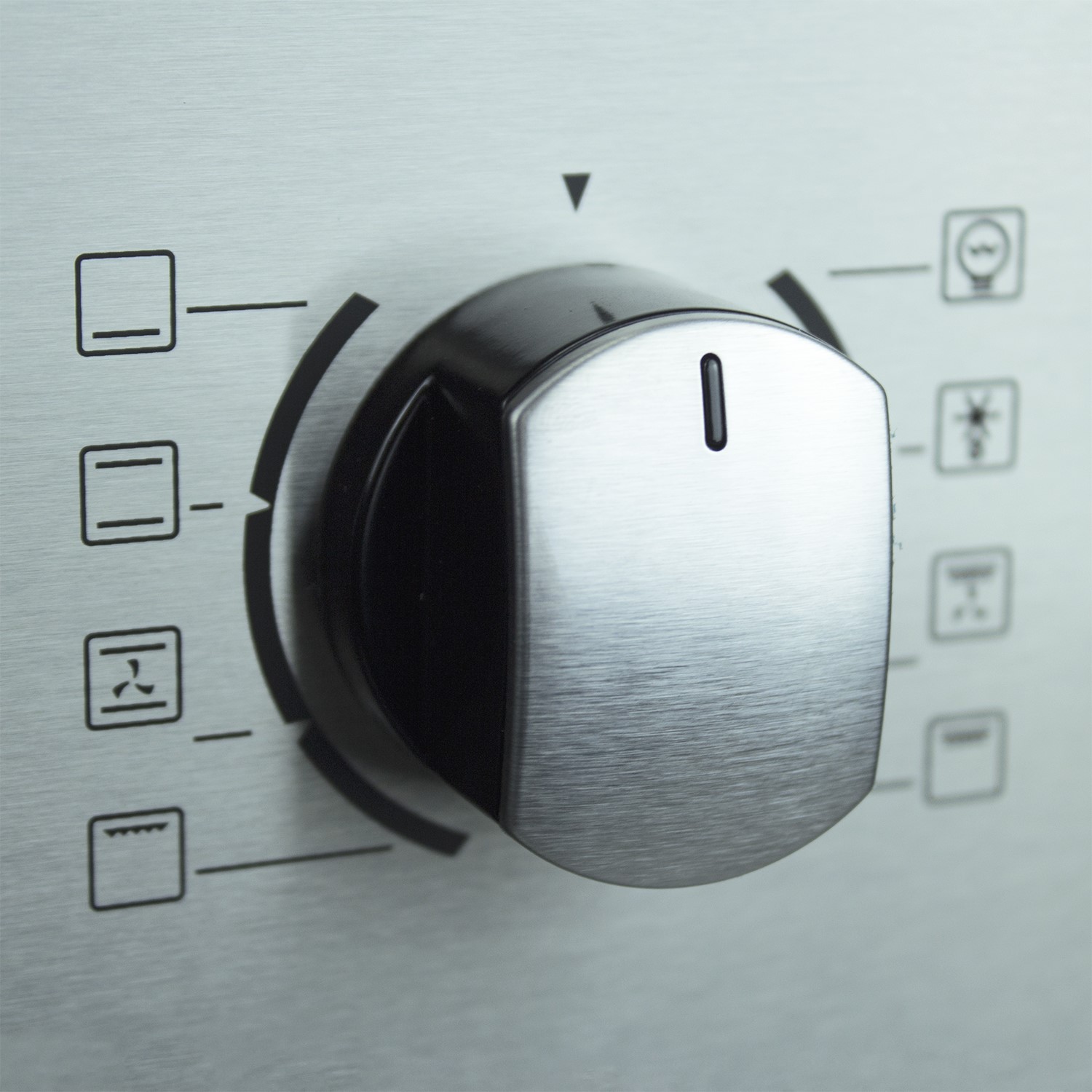 electriQ Plug In Electric Fan Assisted Single Oven Stainless Steel