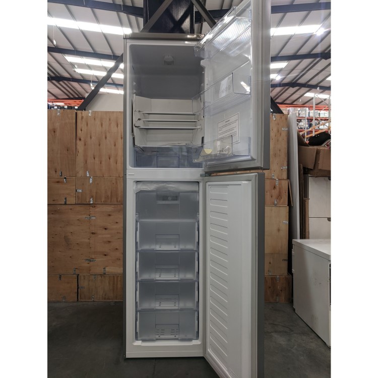 Refurbished Beko CFG1501S Freestanding 268 Litre 60/40 Fridge Freezer Silver