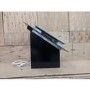 Refurbished Bosch Serie 4 DWK67CM60B 60cm Touch Control Angled Chimney Cooker Hood Black