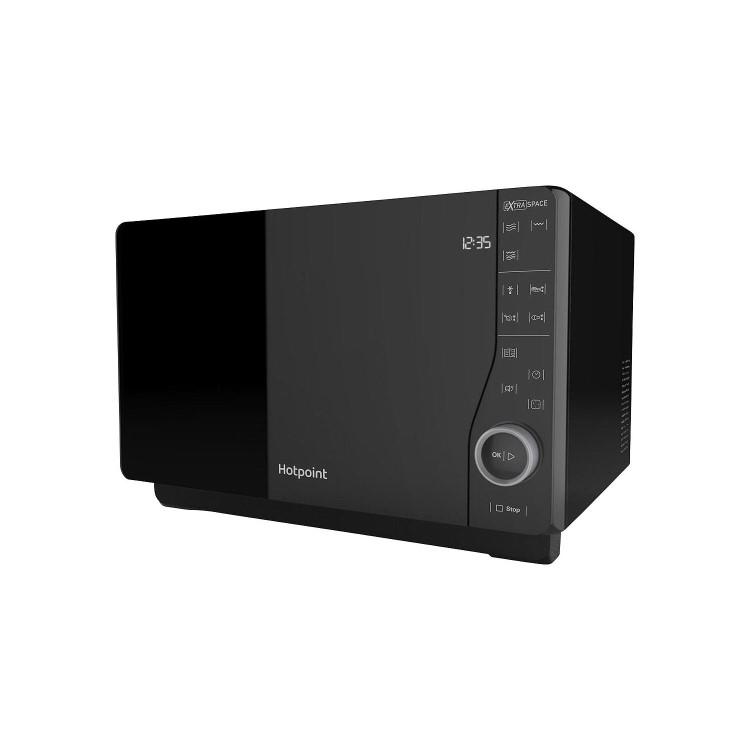 GRADE A2 - Hotpoint MWH2621MB Ultimate Collection 25L Flatbed Digital Microwave Oven - Black