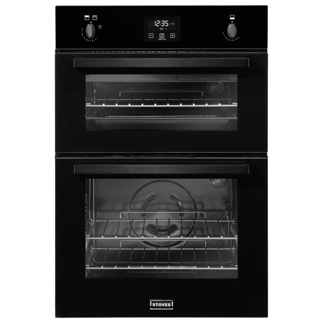 Stoves Built-In Gas Double Oven - Black