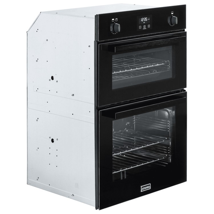 Stoves Built-In Gas Double Oven - Black