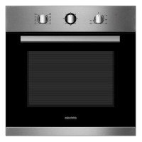 electriQ Plug In Electric Fan Assisted Single Oven - Stainless Steel