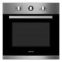 GRADE A2 - electriQ 65 Litre 8 Function Fan Assisted Electric Single Oven in Stainless Steel - Supplied  with plug