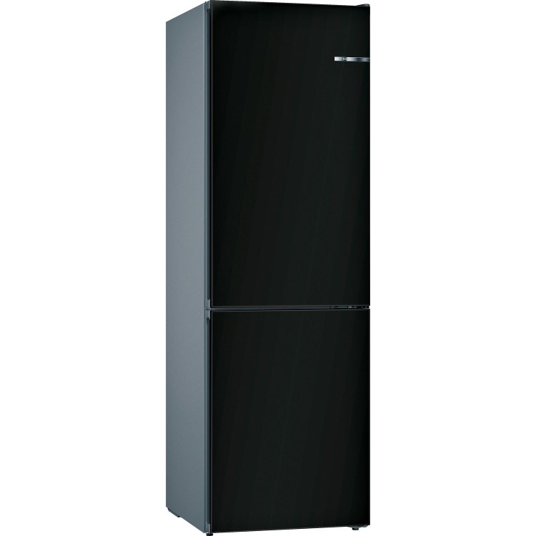 Bosch Series 4 368 Litre Freestanding Fridge Freezer - Black Matt