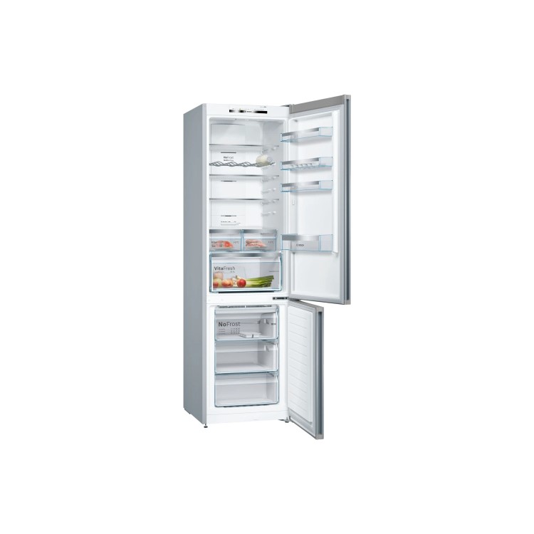 Bosch Series 4 368 Litre Freestanding Fridge Freezer - Black Matt