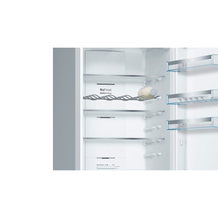 Bosch Series 4 368 Litre Freestanding Fridge Freezer - Black Matt