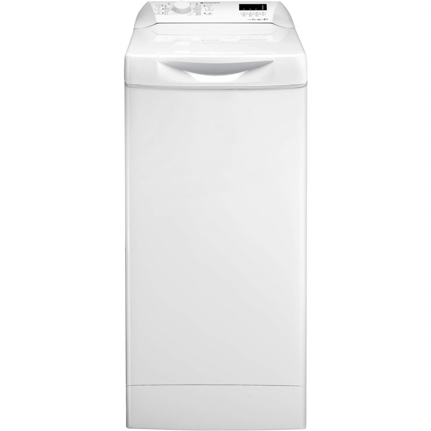 Hotpoint WMTF722H Aquarius 7kg 1200rpm Top Loading Freestanding Washing Machine White