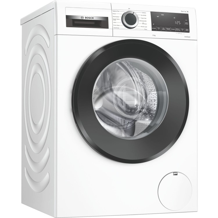 Refurbished Bosch Serie 6 WGG24409GB Freestanding 9KG 1400 Spin Washing Machine White