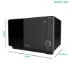 Hotpoint Ultimate Collection 25L Flatbed Solo Digital Microwave - Black