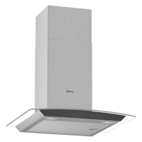 Refurbished Neff N50 D64AFM1N0B 60cm Curved Glass Touch Control Chimney Cooker Hood Stainless Steel