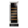 GRADE A3 - CDA FWC304SS 30cm Freestanding Under Counter Wine Cooler - Stainless Steel