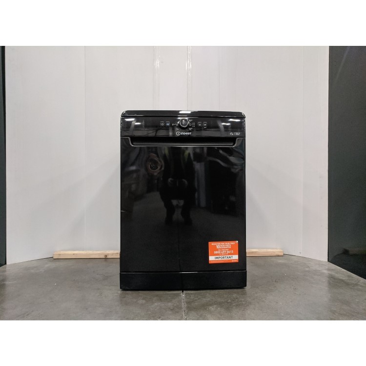 Refurbished Indesit DFE1B19BUK 13 Place Freestanding Dishwasher Black