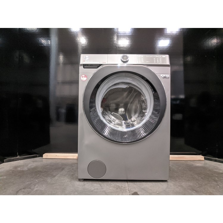 Refurbished Hoover H-Wash 300 H3W4102DE/1-80 Freestanding 10KG 1400 Spin Washing Machine Silver