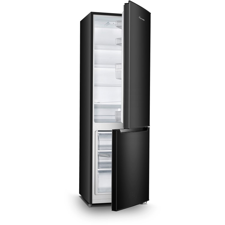 GRADE A2 - Fridgemaster MC55264AB 180x56cm 264L Freestanding Fridge Freezer - Black