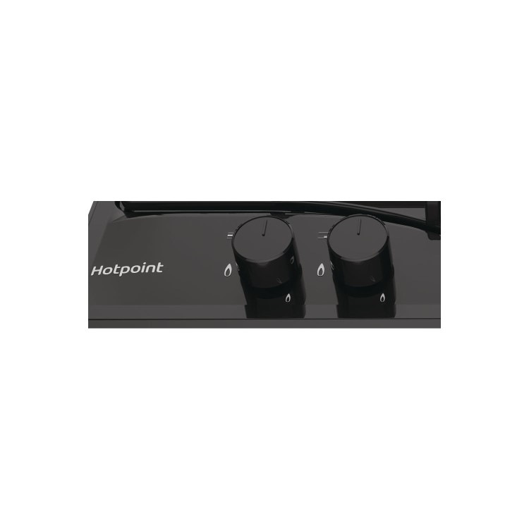 Refurbished Hotpoint PCN642HBK 59cm 4 Burner Gas Hob Black
