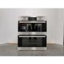 Refurbished AEG 6000 SurroundCook DUB331110M 60cm Double Built Under Electric Oven with Catalytic Liners Stainless Steel