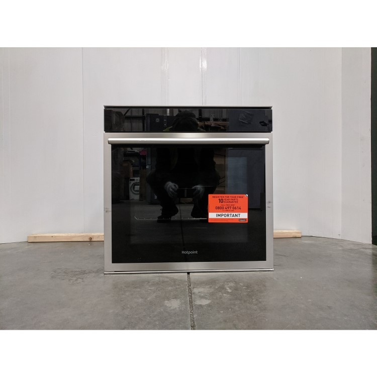 Refurbished Hotpoint SI6874SHIX 60cm Single Built In Electric Oven Stainless Steel