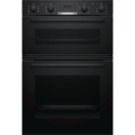 A2/MBS533BB0B Refurbished Bosch Serie 4 MBS533BB0B 60cm Double Built In Electric Oven Black